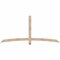 Ekena Millwork Bellingham Smooth Timber Gable Bracket, Douglas Fir, 84"W x 38"H x 3 1/2"D x 3 1/2"F, 11/12 Pitch GBW084X38X0404BEL00SDF - alternate 1